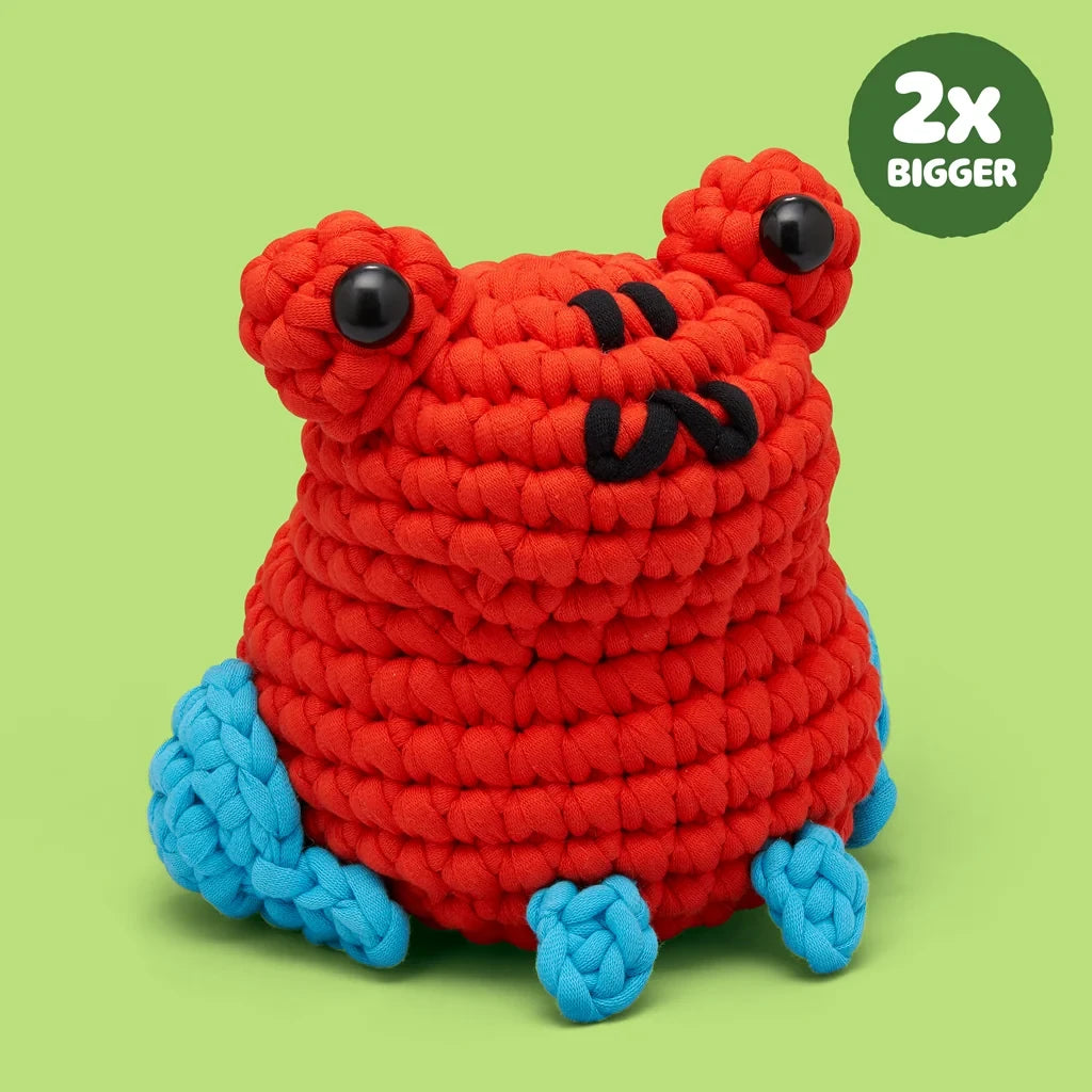Kurt the Poison Dart Frog Extra Squeezy Crochet kit