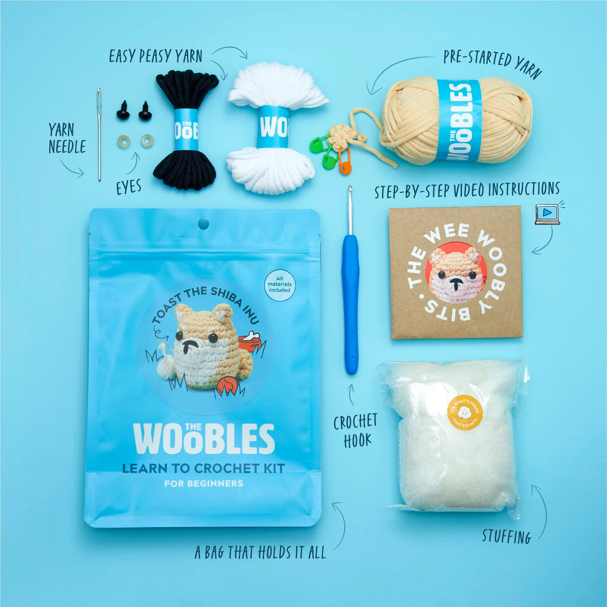 Toast the Shiba Inu Crochet Kit