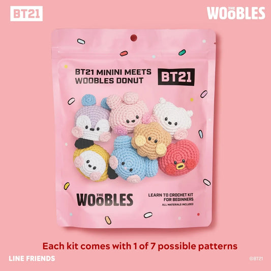 BT21 minini Donut Blind Bag Crochet Kit