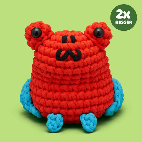 Kurt the Poison Dart Frog Extra Squeezy Crochet kit