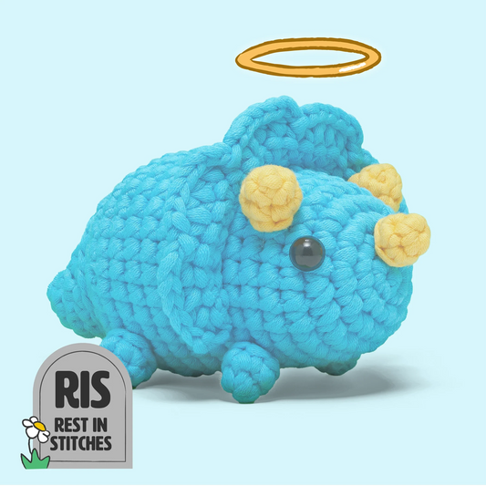 Oscar the Triceratops Crochet Kit
