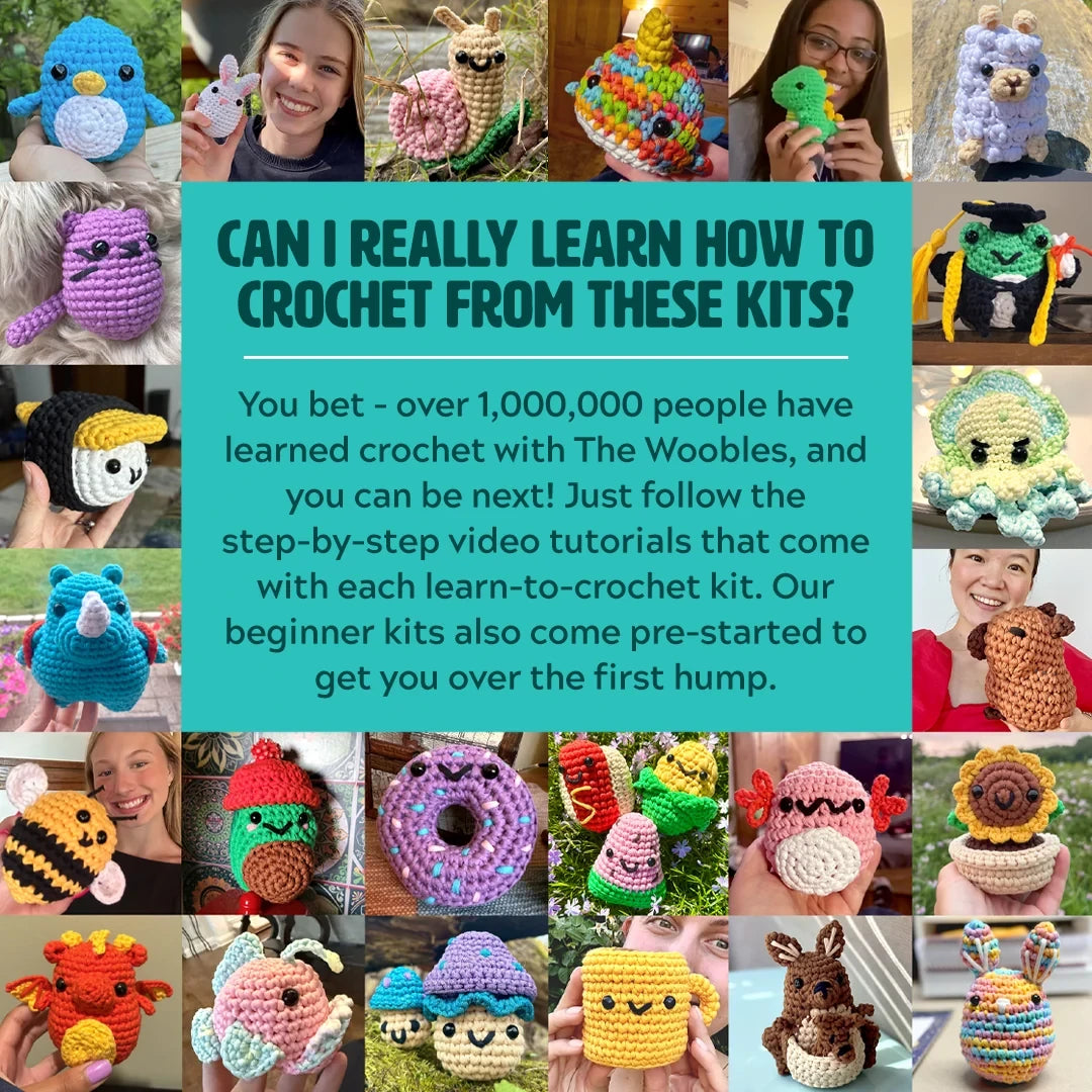 Emilio the Turtle Crochet Kit